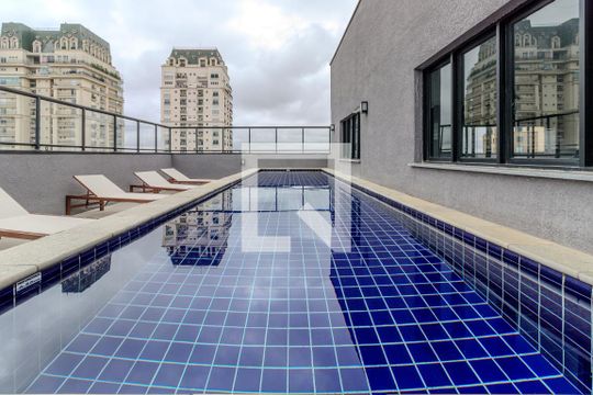 Área comum de kitnet/studio à venda com 1 quarto, 26m² em Cidade Jardim, São Paulo