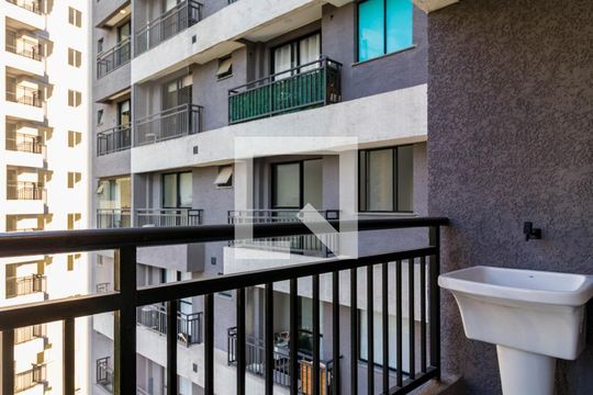 Varanda da Sala de apartamento à venda com 2 quartos, 40m² em Cidade Jardim, São Paulo