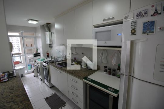 Cozinha de apartamento à venda com 3 quartos, 89m² em Jacarepaguá, Rio de Janeiro