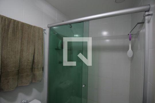 Banheiro da Suíte de apartamento à venda com 3 quartos, 89m² em Jacarepaguá, Rio de Janeiro