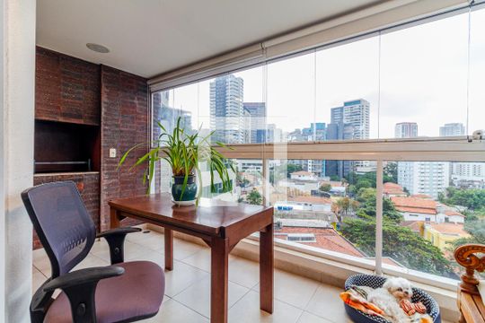 Varanda de apartamento à venda com 4 quartos, 168m² em Sumarezinho, São Paulo