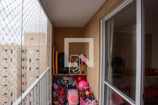Varanda da Sala de apartamento à venda com 3 quartos, 70m² em Taboão, Diadema