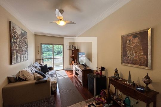 Sala de apartamento à venda com 2 quartos, 114m² em Humaitá, Rio de Janeiro