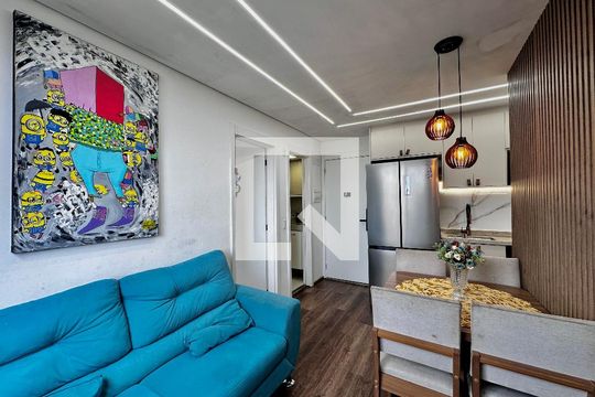 Sala de apartamento à venda com 2 quartos, 34m² em Santo Amaro, São Paulo