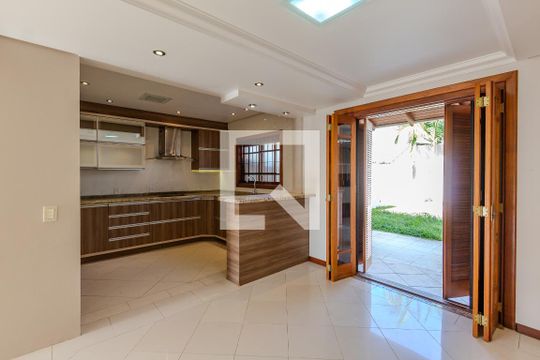 Sala de Jantar de casa à venda com 3 quartos, 196m² em Aberta dos Morros, Porto Alegre
