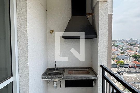 Varanda de apartamento à venda com 2 quartos, 54m² em Vila Metalúrgica, Santo André
