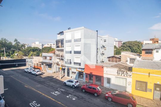 Vista Sala de apartamento à venda com 1 quarto, 40m² em Cidade Baixa, Porto Alegre