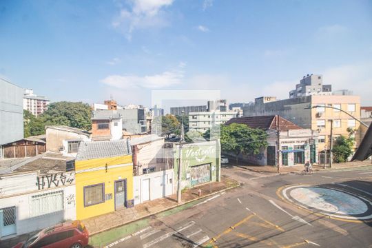 Vista Sala de apartamento à venda com 1 quarto, 40m² em Cidade Baixa, Porto Alegre