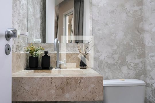 Lavabo de apartamento para alugar com 3 quartos, 307m² em Vila Caminho do Mar, São Bernardo do Campo