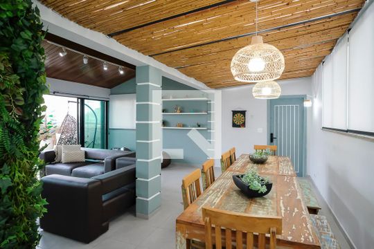 Varanda gourmet de apartamento à venda com 3 quartos, 307m² em Vila Caminho do Mar, São Bernardo do Campo
