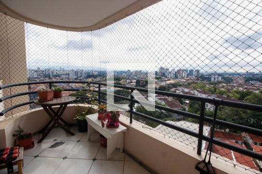 Varanda da Sala de apartamento para alugar com 2 quartos, 90m² em Jardim Monte Kemel, São Paulo