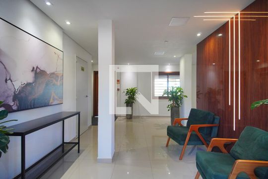 Hall de entrada de apartamento à venda com 2 quartos, 51m² em Ideal, Novo Hamburgo