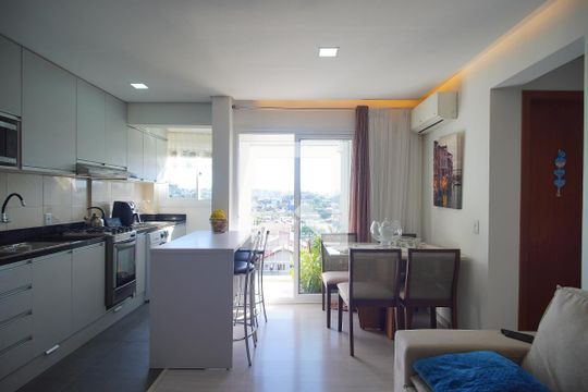 Sala de apartamento à venda com 2 quartos, 51m² em Ideal, Novo Hamburgo