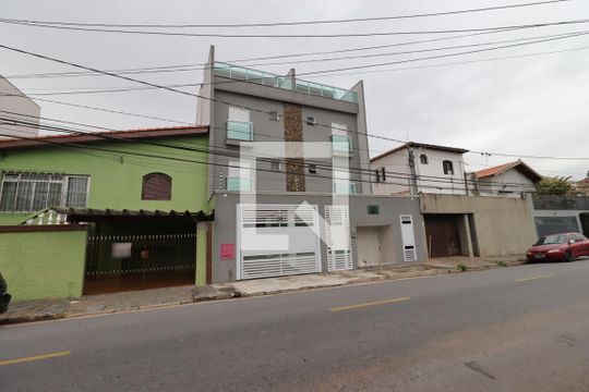 Fachada de apartamento à venda com 2 quartos, 59m² em Campestre, Santo André