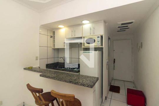 Cozinha de kitnet/studio à venda com 1 quarto, 33m² em Centro Histórico de São Paulo, São Paulo