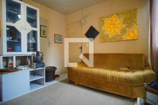 Sala de apartamento à venda com 2 quartos, 36m² em Canudos, Novo Hamburgo