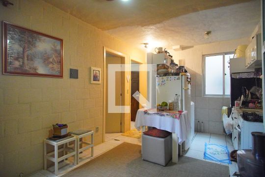 Sala de apartamento à venda com 2 quartos, 36m² em Canudos, Novo Hamburgo