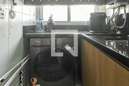 Lavanderia de apartamento à venda com 2 quartos, 74m² em Cidade Monções, São Paulo
