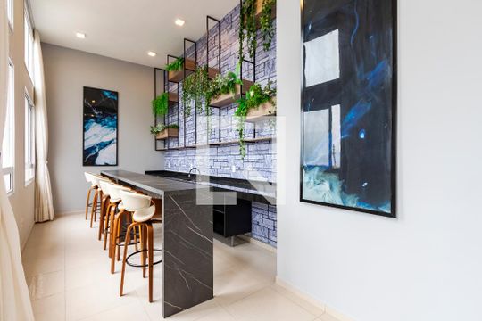 Área da Cobertura de apartamento à venda com 2 quartos, 37m² em Jardim São Luís, São Paulo
