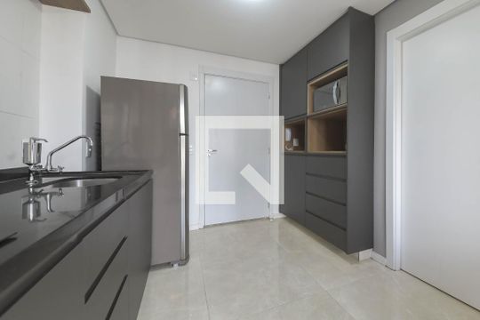 Sala/Cozinha de apartamento para alugar com 1 quarto, 26m² em Campo Belo, São Paulo