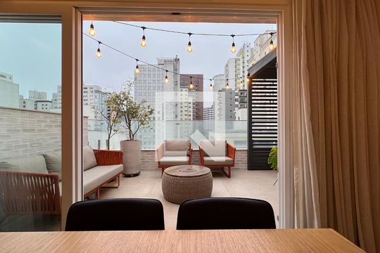 Varanda de apartamento à venda com 4 quartos, 207m² em Paraíso, São Paulo