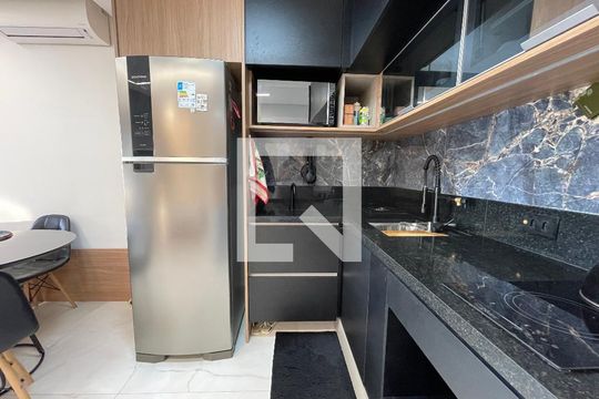 Cozinha de kitnet/studio à venda com 1 quarto, 36m² em Butantã, São Paulo