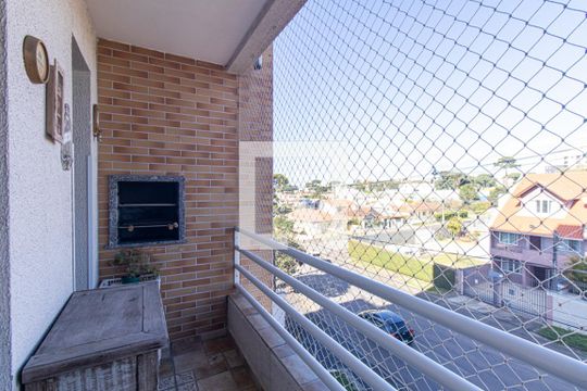 Varanda gourmet de apartamento para alugar com 2 quartos, 59m² em Novo Mundo, Curitiba