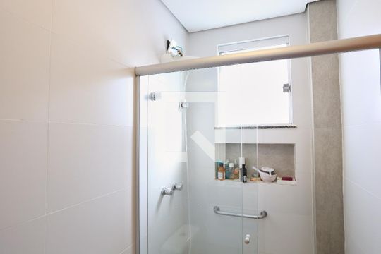 Banheiro da Suíte 1 de apartamento à venda com 3 quartos, 112m² em Nova Vista, Belo Horizonte
