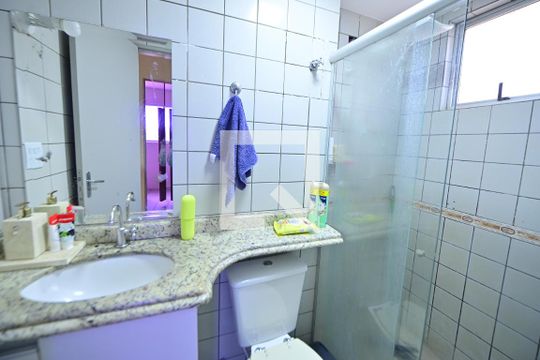 Banheiro de apartamento para alugar com 2 quartos, 67m² em Alto da Glória, Goiânia