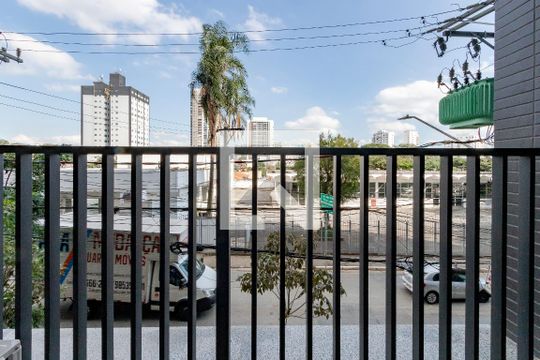 Varanda Studio de kitnet/studio para alugar com 1 quarto, 30m² em Santo Amaro, São Paulo