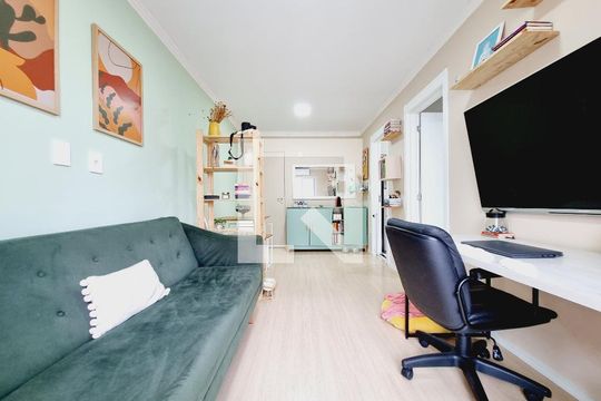 Sala de apartamento à venda com 1 quarto, 41m² em Vila Andrade, São Paulo