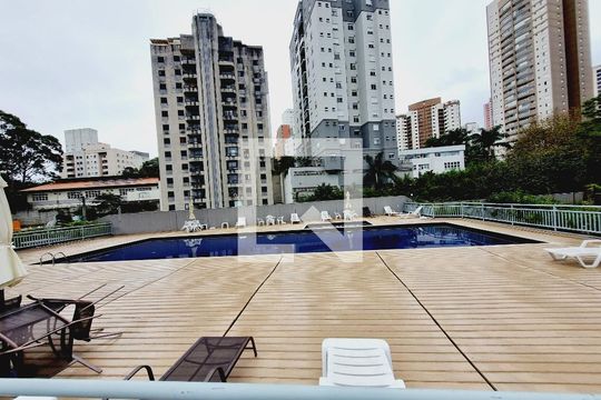 Área comum - Piscina de apartamento à venda com 1 quarto, 41m² em Vila Andrade, São Paulo