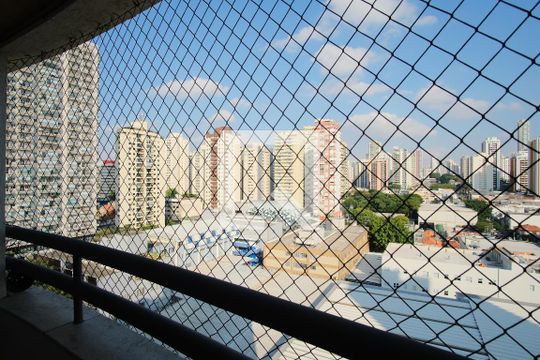 Varanda Sala de apartamento para alugar com 2 quartos, 82m² em Vila Gomes Cardim, São Paulo