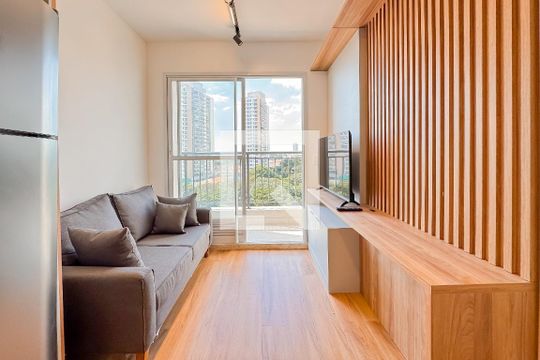 Sala de apartamento à venda com 1 quarto, 27m² em Vila São José, São Paulo