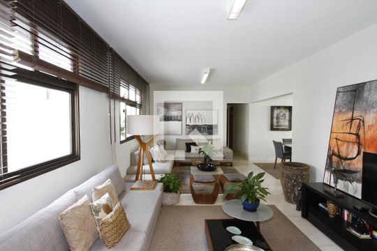 Sala de apartamento à venda com 4 quartos, 144m² em Buritis, Belo Horizonte