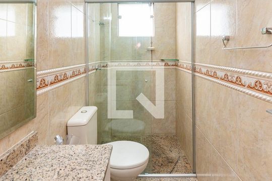 Banheiro Social de apartamento à venda com 3 quartos, 130m² em Padre Eustáquio, Belo Horizonte