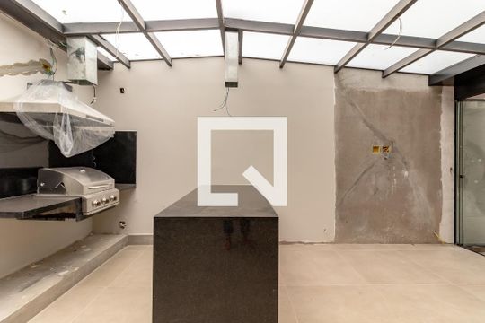 Área comum - Churrasqueira de kitnet/studio à venda com 1 quarto, 29m² em Itaim Bibi, São Paulo