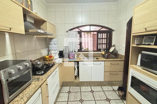 Cozinha de casa à venda com 4 quartos, 255m² em Jardim do Estádio, Santo André