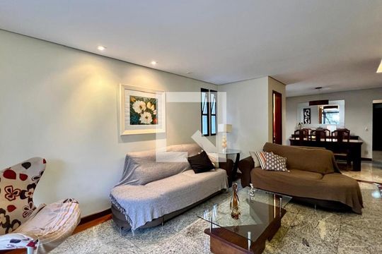 Sala de apartamento à venda com 4 quartos, 240m² em Buritis, Belo Horizonte
