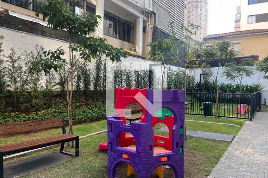 Área comum - Playground de kitnet/studio à venda com 1 quarto, 27m² em Água Branca , São Paulo