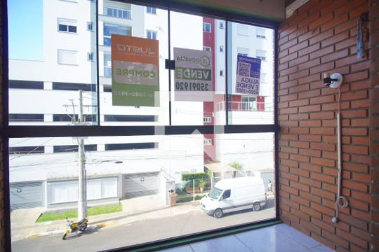 Vista da Sala de apartamento à venda com 1 quarto, 45m² em Centro, São Leopoldo