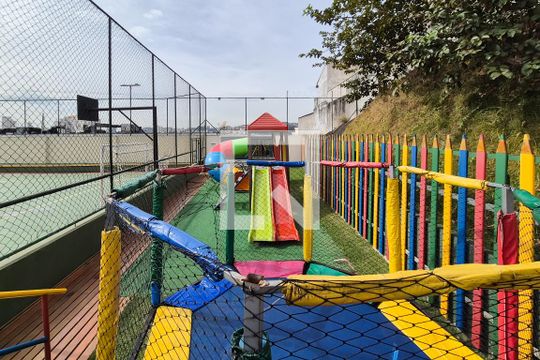 Área comum - Playground de casa de condomínio para alugar com 3 quartos, 97m² em Vila Jerusalem, São Bernardo do Campo