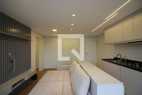 Sala/Cozinha de apartamento para alugar com 2 quartos, 58m² em Vila Mussolini, São Bernardo do Campo
