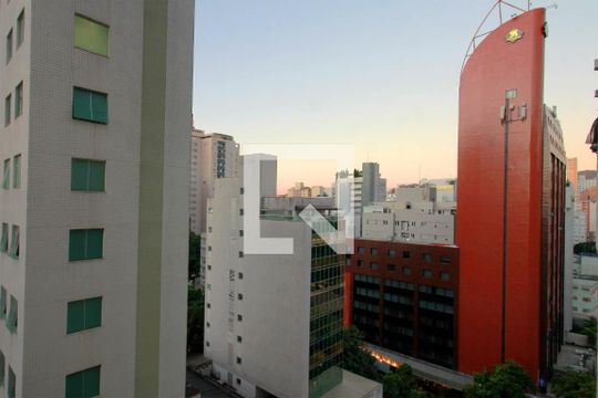 Vista da Sala de apartamento para alugar com 2 quartos, 75m² em Funcionários, Belo Horizonte