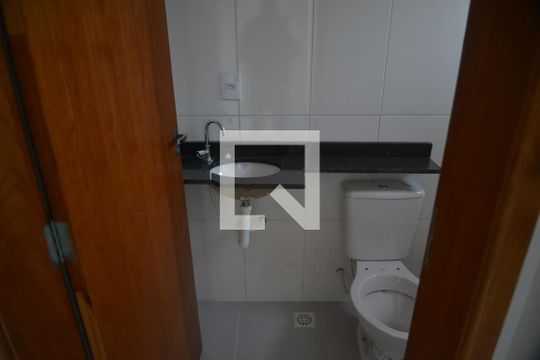 Banheiro da Suíte de apartamento à venda com 2 quartos, 100m² em Parque Oratório, Santo André