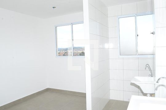 Sala/Cozinha de apartamento para alugar com 2 quartos, 41m² em São Gabriel, Belo Horizonte