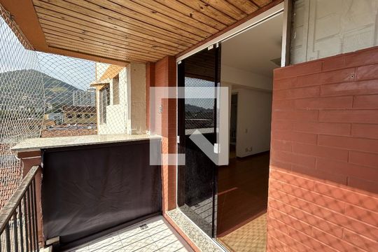 Varanda da Sala de apartamento para alugar com 2 quartos, 59m² em Campinho, Rio de Janeiro