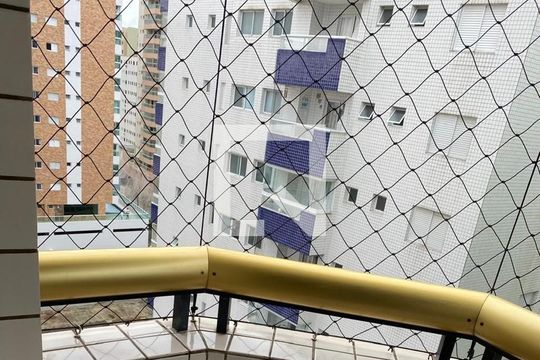 Sacada de apartamento para alugar com 1 quarto, 62m² em Aviação, Praia Grande