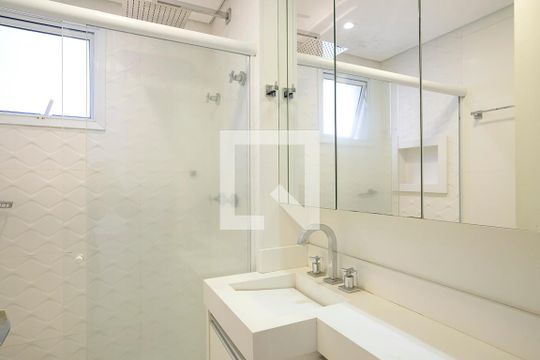Banheiro de apartamento para alugar com 3 quartos, 68m² em Barcelona, São Caetano do Sul