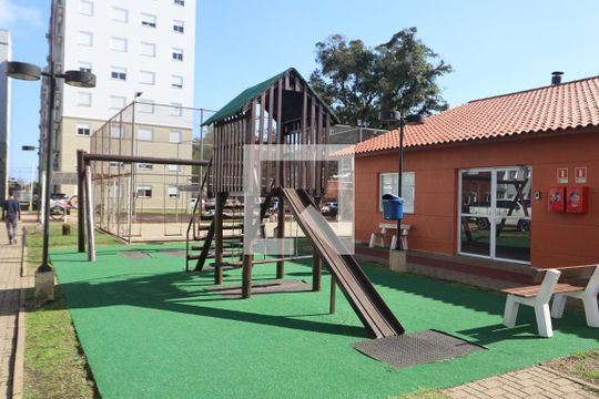 Área comum - Playground de apartamento à venda com 2 quartos, 58m² em Fátima, Canoas